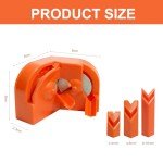 Drill Bit Sharpener with Grinding Wheels, Orange