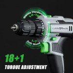 Lithitech 20V Cordless Drill Set with Battery