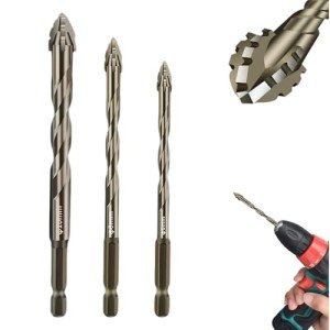 High Strength 4 Flute Sawtooth Drill Bit Set
