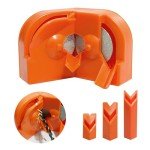 Drill Bit Sharpener with Grinding Wheels, Orange