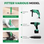 Magnetic Screwdriver Drill Bit Set - 12pcs
