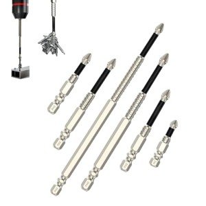 Strong Magnetic Screwdriver Drill Bit Set (6pcs)