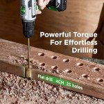 Lithitech 20V Cordless Drill Set with Battery