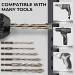 Quad Edge Sawtooth Drill Bit Set for Masonry