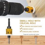 5-Piece Countersink Drill Bit Set with Stop