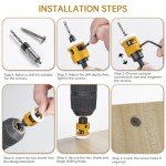5-Piece Countersink Drill Bit Set with Stop