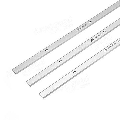 13" Inch HSS Planer Knive Blade for WEN 6552 13-Inch Replacement 3-Blade Set of 3