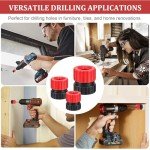 Adjustable Drill Depth Stop Collar Set - 3PCS