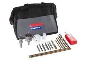 35-Piece Locksmith Tool Kit with Hole Saws & Bits
