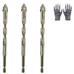 Sunbuti Eccentric Drill Bit Set - 4 Flutes