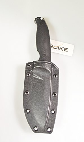 RUIKE Fixed Blade Knive, Black, G10 (F118-B)