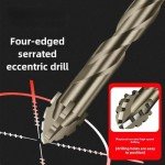 Sunbuti Eccentric Drill Bit Set - 4 Flutes