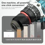 QIUMIN 21V Brushless Cordless Hammer Drill Set