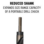 5-Piece High-Speed Steel Gold Drill Bit Set