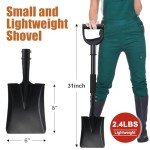 Versatile 31” Square Shovel with D-Handle