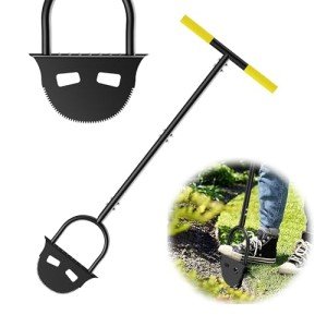 DwelSpire 41.7" Manual Edging Chopper with Serrated Blade