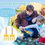 Kids Gardening Tool Set - 12 Pieces with Handles