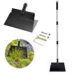 Heavy Duty Flat Shovel with Adjustable 54" Handle