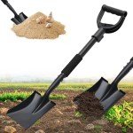 31-Inch Heavy Duty Flat Shovel for Garden Use