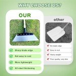 Heavy Duty Adjustable Garden Shovel with Scraper