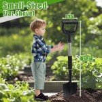 31-Inch Heavy Duty Flat Shovel for Garden Use