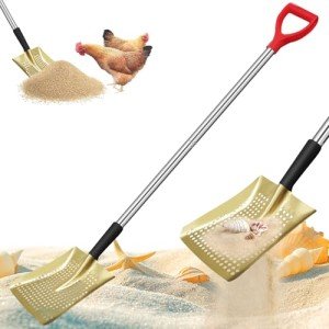 Heavy Duty Metal Sand Sifting Shovel - 53.5