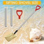Heavy Duty Metal Sand Sifting Shovel - 53.5