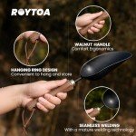 Stainless Steel Garden Trowel with Walnut Handle