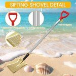 Heavy Duty Metal Sand Sifting Shovel - 53.5