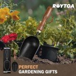 Stainless Steel Garden Trowel with Walnut Handle