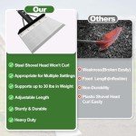 Adjustable 59" Heavy Duty Garden Cleaning Shovel