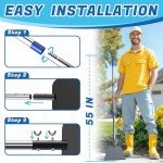 Viscogrip Multifunctional Garden Shovel with Adjustable Handle