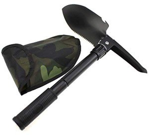 Multifunctional Lightweight Folding Shovel with Compass