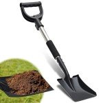 31" Flat Garden Shovel with D-Handle Grip