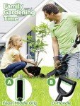 31" Flat Garden Shovel with D-Handle Grip