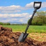 31" Portable Garden Shovel with D-Handle