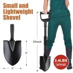 31" Portable Garden Shovel with D-Handle