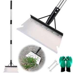 54 Inch Adjustable Heavy Duty Garden Cleaning Shovel