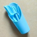 Mini Soil Scoop for Indoor Plants - Blue