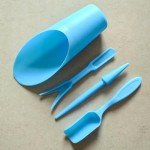 Mini Soil Scoop for Indoor Plants - Blue