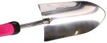Pink Stainless Steel Garden Shovel - 33 cm