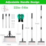 54 Inch Adjustable Heavy Duty Garden Cleaning Shovel