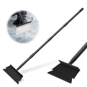 Adjustable Heavy Duty Garden Shovel and Ice Scraper