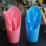 Mini Soil Scoop for Indoor Plants - Blue