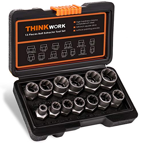 THINKWORK Bolt Extractor Set - 13+1 Pieces