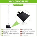 Adjustable 67-Inch Stainless Steel Garden Cleaning Shovel