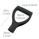 RLECS D-Shaped Plastic Shovel Handle for Digging