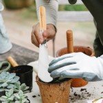 Cabilock Small Garden Shovel Hand Trowel Tool