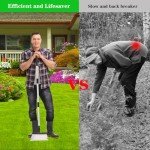 54 Inch Adjustable Heavy Duty Garden Cleaning Shovel