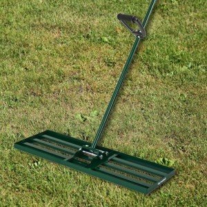 Heavy Duty Lawn Leveling Rake with Accessories